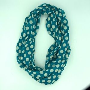Charming Charlie’s able Polka Dot Infinity Scarf One Size.